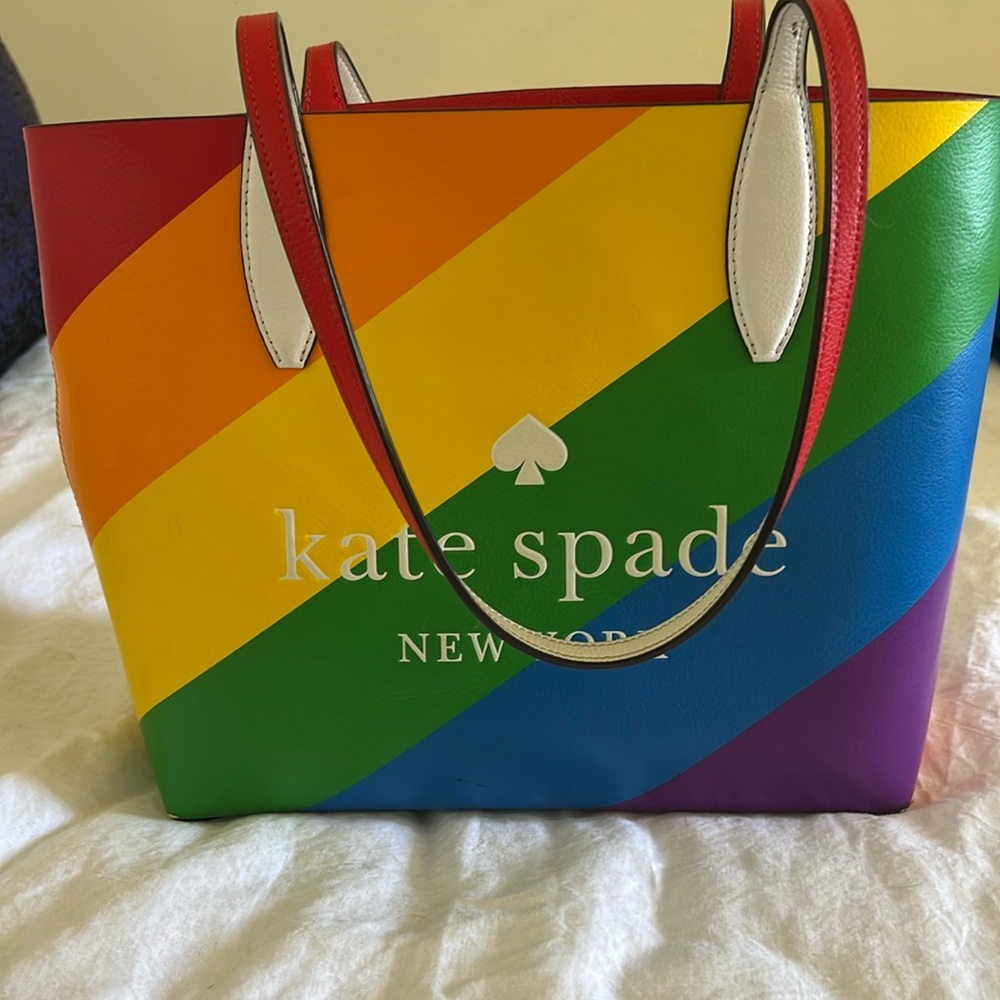 Kate Spade rainbow purse